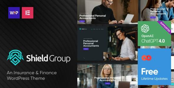 ShieldGroup v2.7 保险金融公司网站模板WordPress主题
