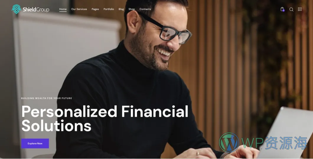 ShieldGroup v2.7 保险金融公司网站模板WordPress主题插图3-WP资源海