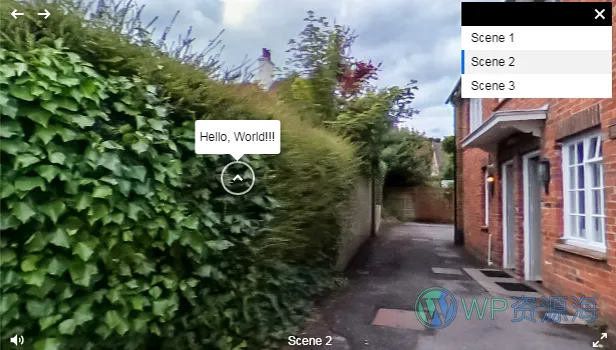 iPanorama 360° 全景图浏览游览WordPress插件插图4-WP资源海