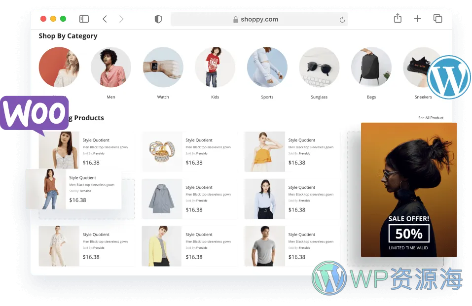 ChawkBazar-简约漂亮的外贸商城网站模板WordPress主题插图7-WP资源海