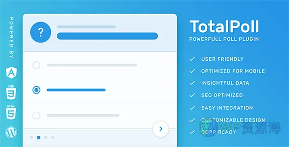 TotalPoll Pro-用户投票评分WordPress投票插件[更至v4.11.0]插图-WP资源海