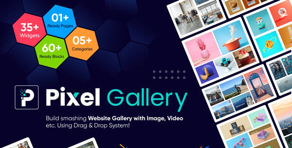 Pixel Gallery Pro-画廊图库图片展示WordPress插件[更至v1.4.3]