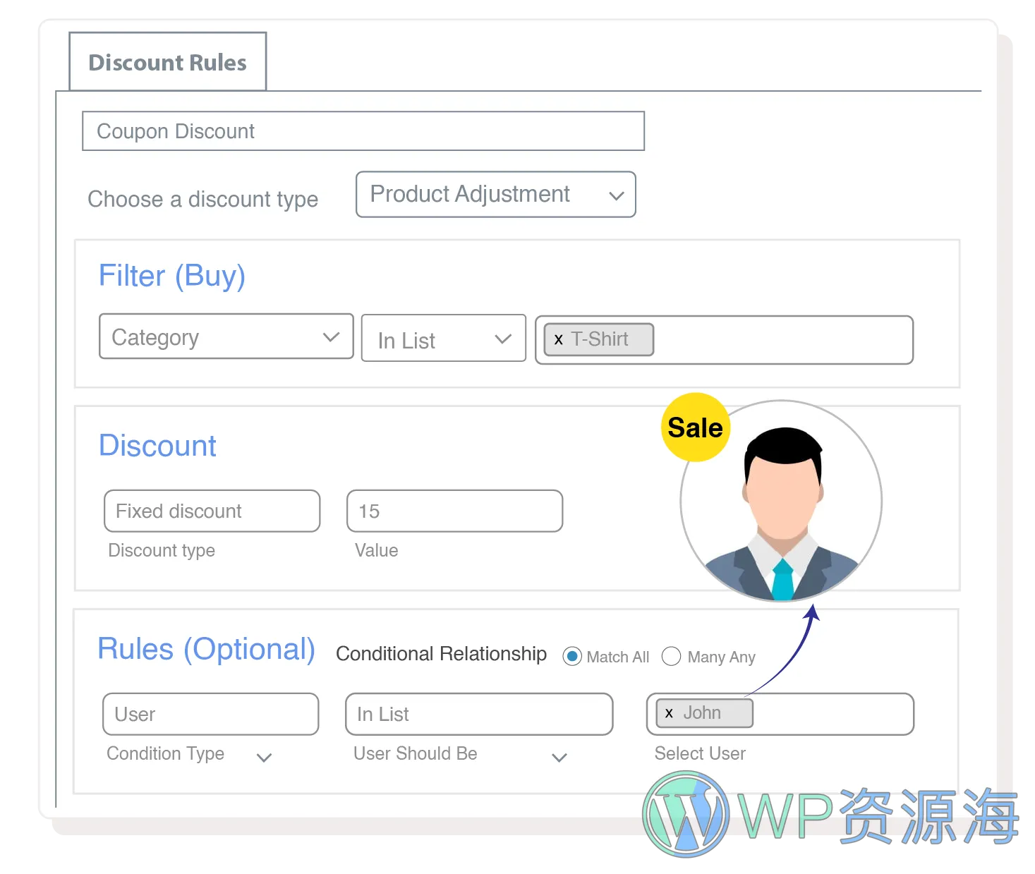 Woo Discount Rules PRO-优惠券使用规则与条件管理WordPress插件插图7-WP资源海