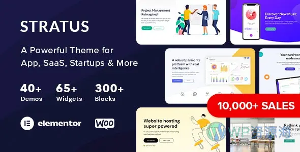Stratus v4.2.5 软件APP网站模板WordPress主题插图-WP资源海
