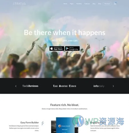 Stratus v4.2.5 软件APP网站模板WordPress主题插图29-WP资源海