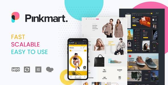 Pinkmart v4.3.0 WooCommerce AJAX 电商主题