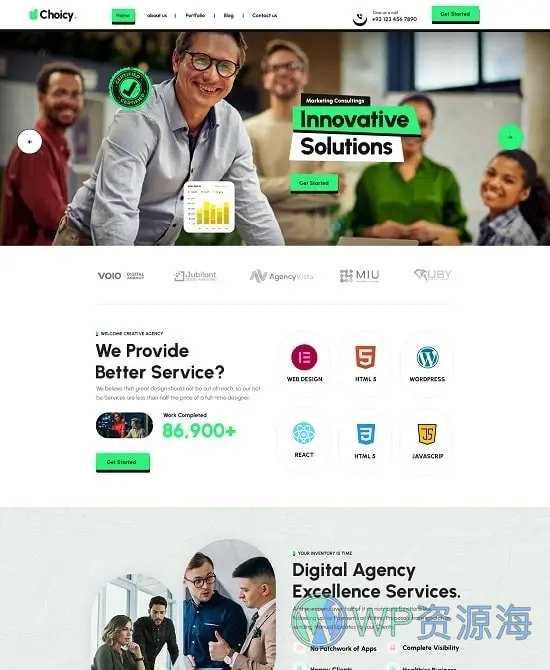 Choicy-网络营销推广网站模板WordPress主题插图4-WP资源海 Choicy-网络营销推广网站模板WordPress主题插图4-WP资源海