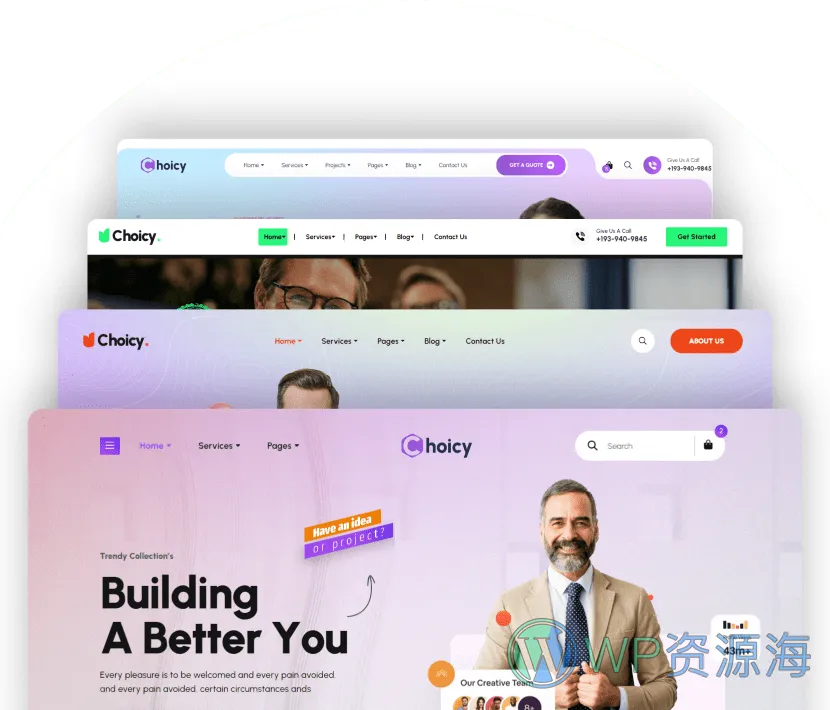 Choicy-网络营销推广网站模板WordPress主题[更至v2.0.0]插图8-WordPress资源海