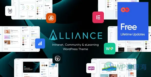 Alliance v3.4 社区论坛/课程销售/VIP会员WordPress主题插图-WordPress资源海