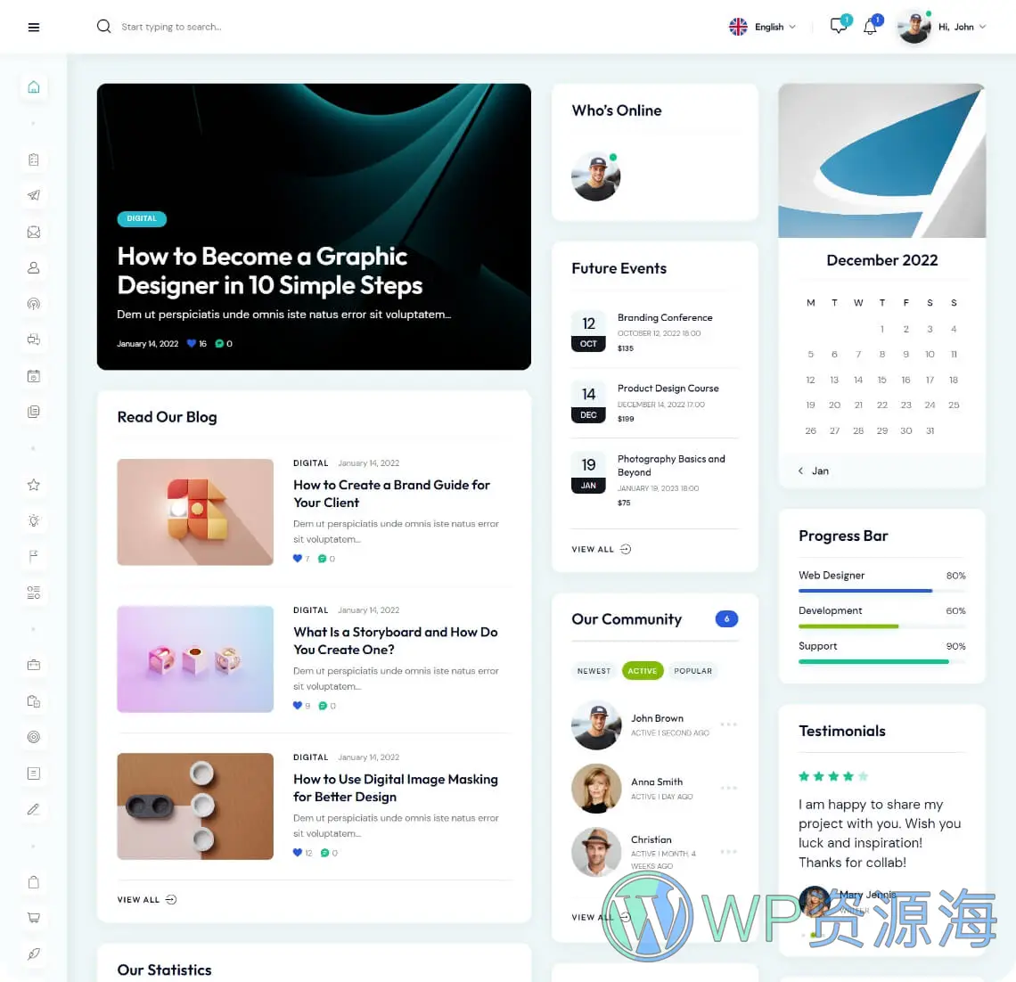 Alliance v3.4 社区论坛/课程销售/VIP会员WordPress主题插图4-WP资源海