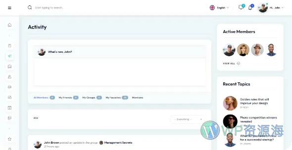 Alliance v3.4 社区论坛/课程销售/VIP会员WordPress主题插图5-WP资源海