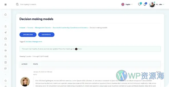 Alliance v3.4 社区论坛/课程销售/VIP会员WordPress主题插图16-WP资源海