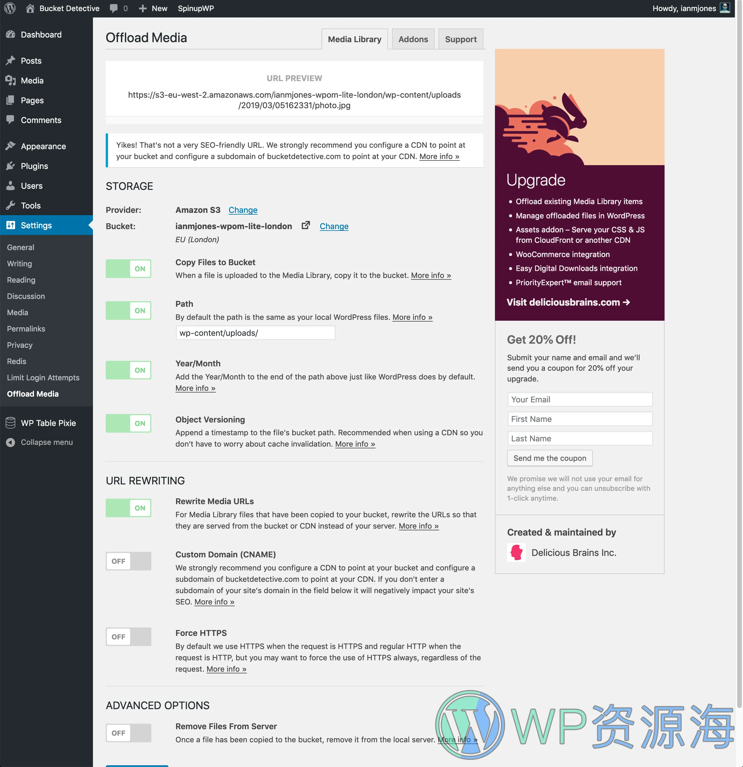 WP Offload Media Pro-媒体云存储网站加速WordPress插件插图4-WP资源海