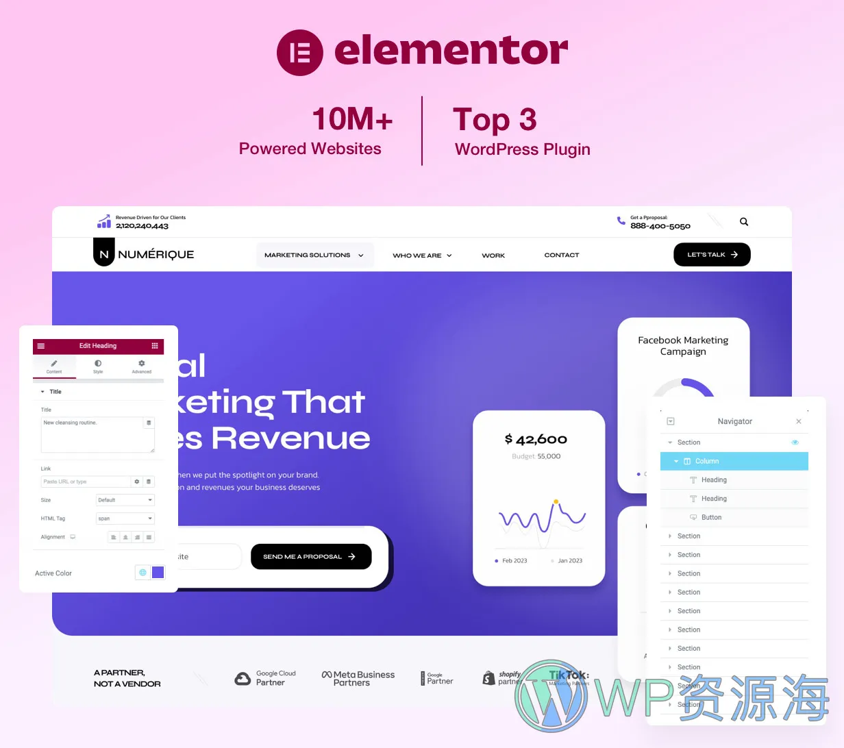 Numérique-网络市场营销SEO优化WordPress主题插图1-WP资源海