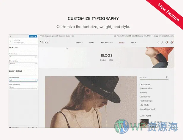 Mafoil-时装箱包商城网站模板WordPress主题插图16-WP资源海