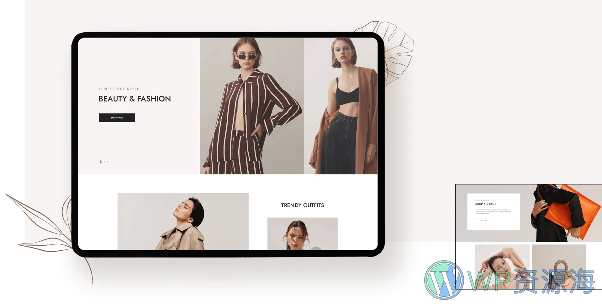 Mafoil-时装箱包商城网站模板WordPress主题插图1-WP资源海