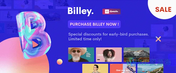 Billey v1.8.0 创意多用途网站模板WordPress主题插图1-WordPress资源海