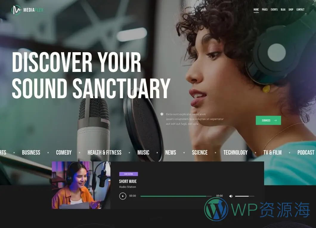 MediaFlex-电视剧集音乐播客流媒体网站模板WordPress主题[更至v1.2]插图2-WordPress资源海