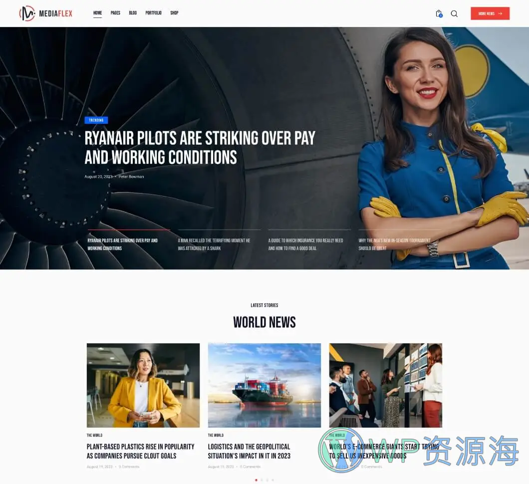 MediaFlex-电视剧集音乐播客流媒体网站模板WordPress主题插图4-WP资源海