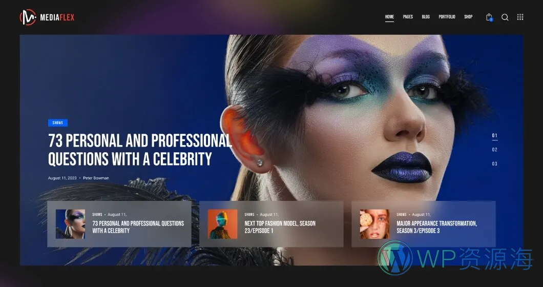 MediaFlex-电视剧集音乐播客流媒体网站模板WordPress主题插图3-WP资源海