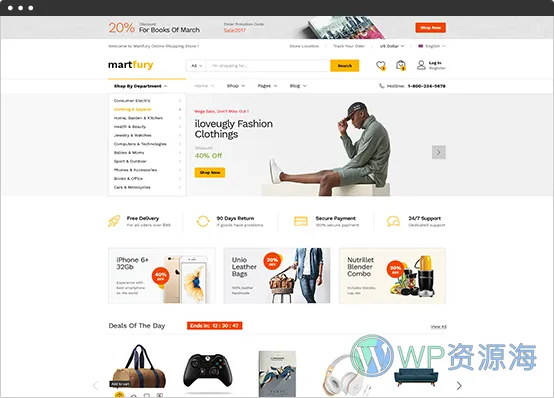 Martfury-WooCommerce市场主题[更至v3.2.4]插图-WP资源海