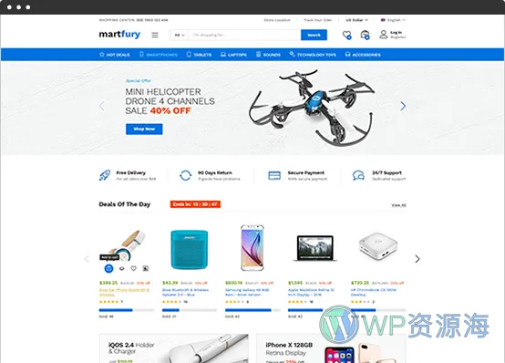 Martfury-WooCommerce市场主题[更至v3.1.7]插图8-WordPress资源海