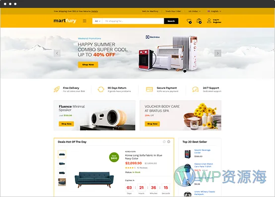 Martfury-WooCommerce市场主题[更至v3.2.4]插图3-WP资源海