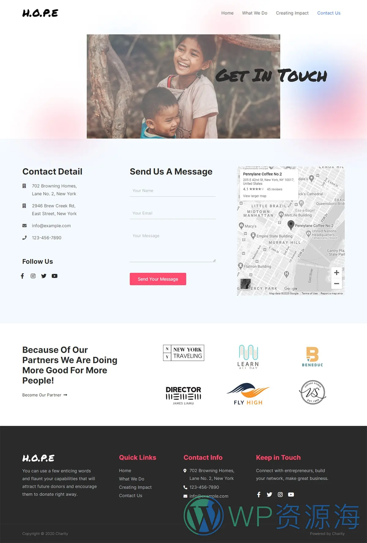 整站模板_慈善机构网站成品模板_一键导入式快速建站模板插图1-WP资源海 整站模板_慈善机构网站成品模板_一键导入式快速建站模板插图1-WP资源海