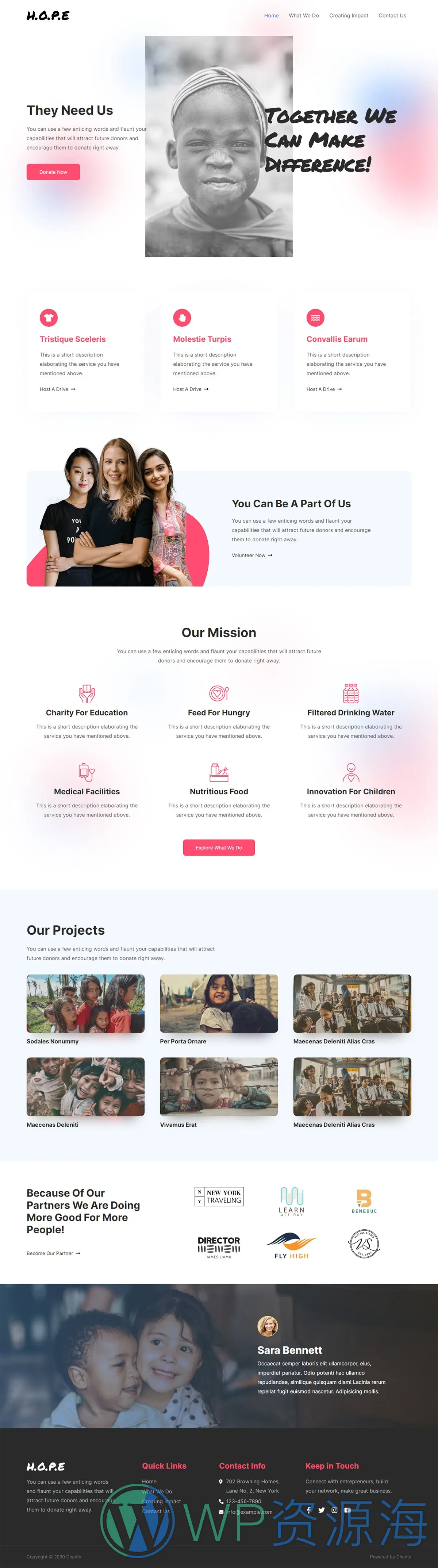 整站模板_慈善机构网站成品模板_一键导入式快速建站模板插图-WP资源海 整站模板_慈善机构网站成品模板_一键导入式快速建站模板插图-WP资源海