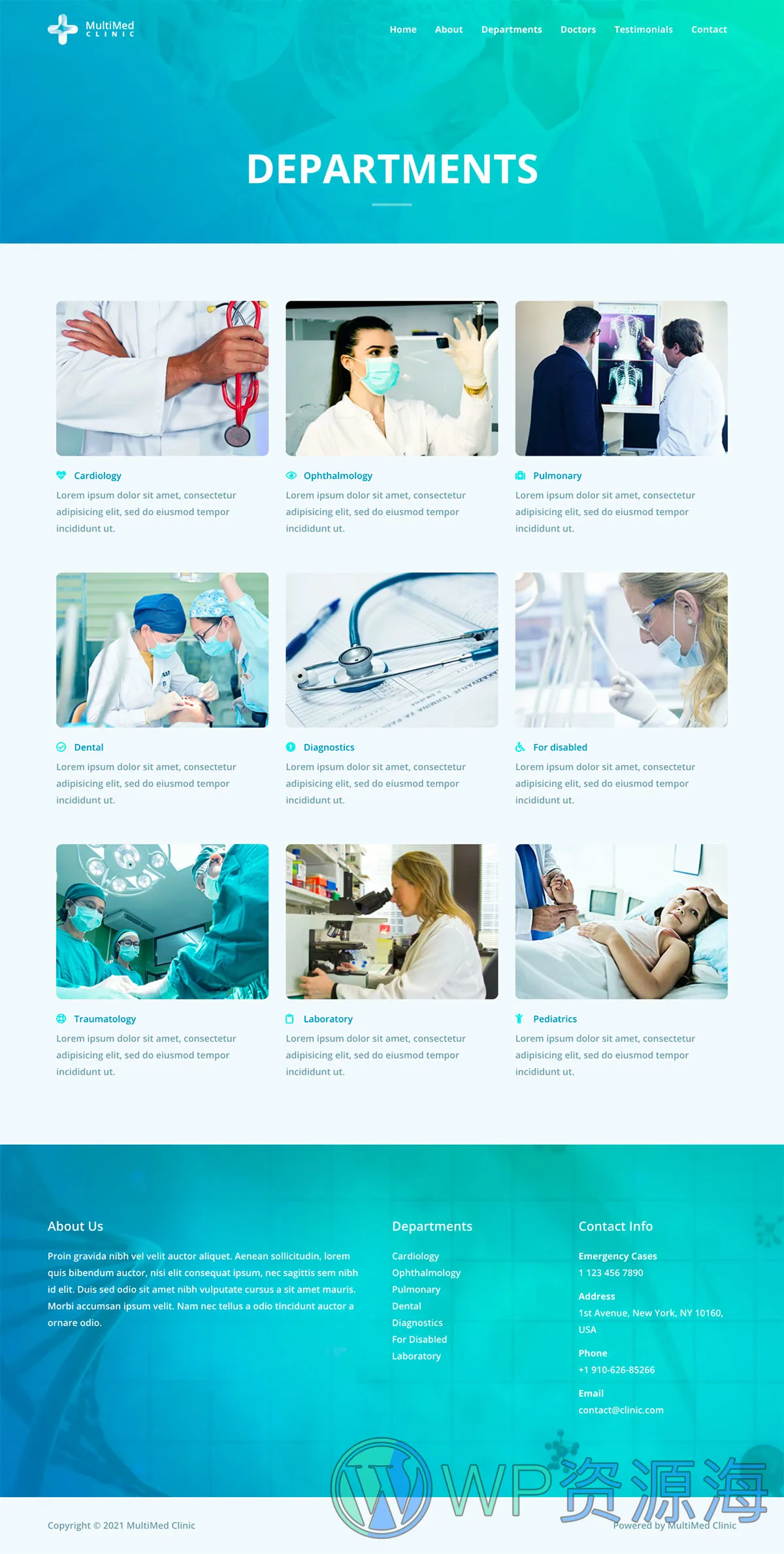 整站模板_诊所医院医美医疗网站成品模板_一键导入式快速建站模板插图3-WordPress资源海