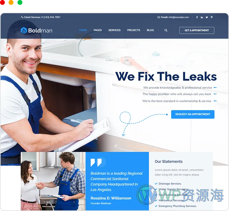 Boldman v6.7 家政维修装饰装修公司网站模板WordPress主题插图11-WP资源海 Boldman v6.7 家政维修装饰装修公司网站模板WordPress主题插图11-WP资源海