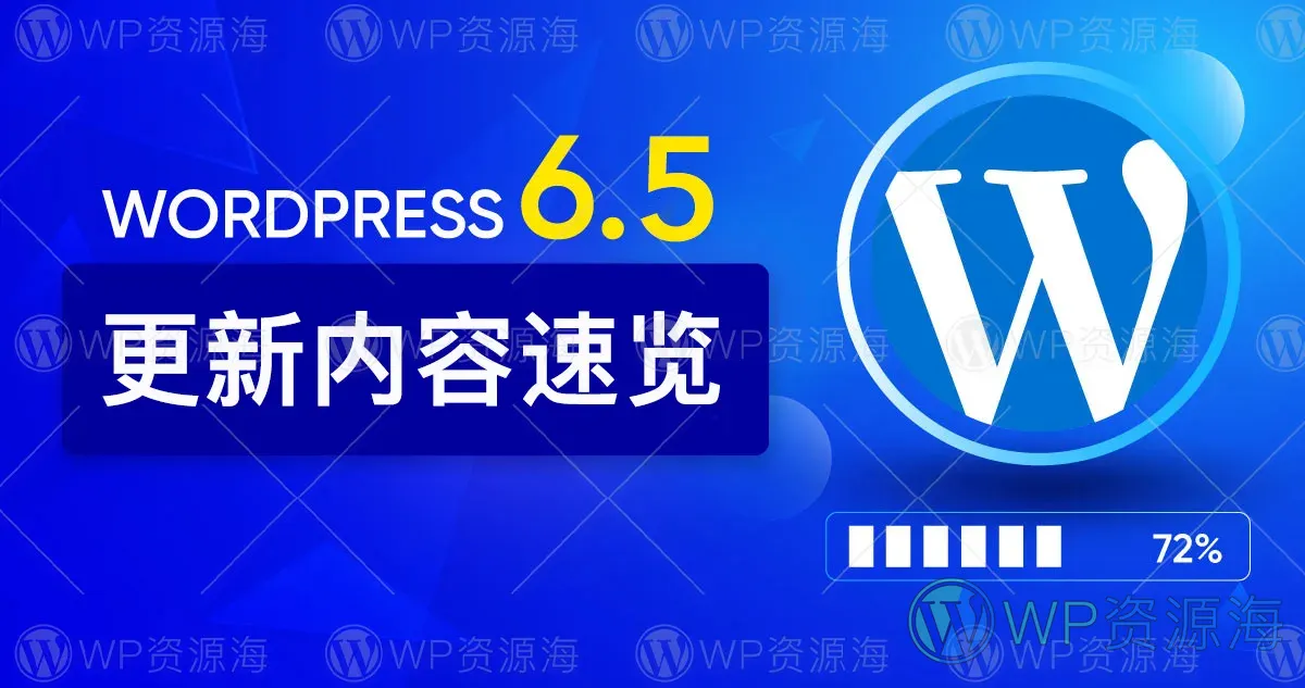 WordPress 6.5 发布了！快来看看更新了哪些内容！插图-WordPress资源海
