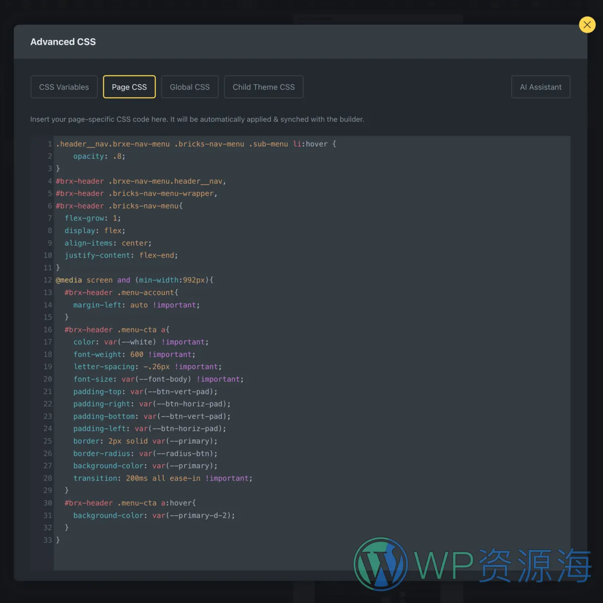 Advanced Themer-用于Bricks可视化编辑器的增强与优化插件插图3-WP资源海