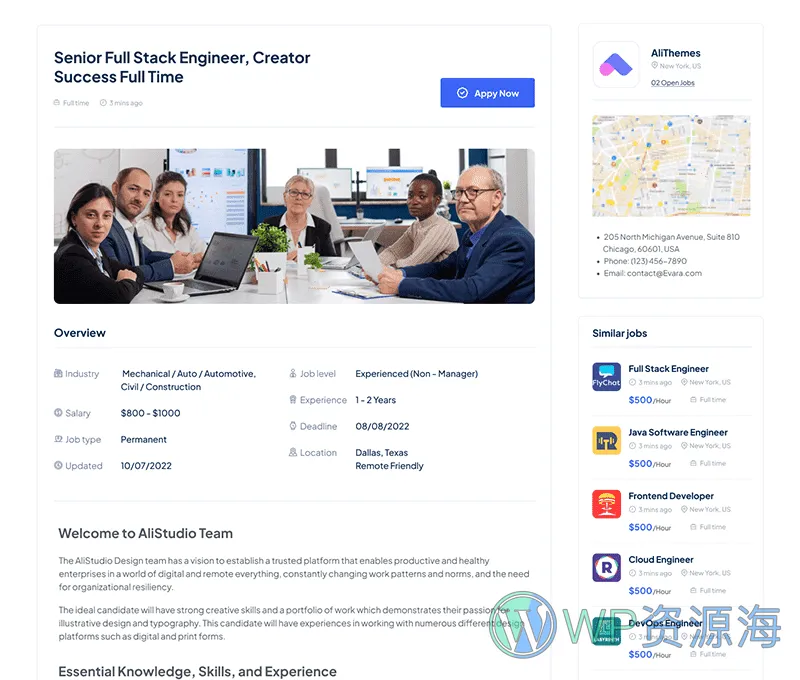 JobBox 招聘求职找工作网站模板WordPress主题插图17-WP资源海