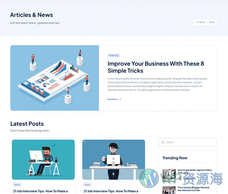 JobBox 招聘求职找工作网站模板WordPress主题插图9-WP资源海