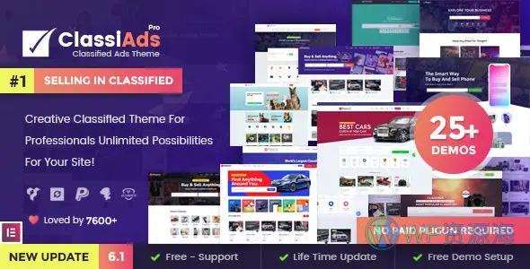 Classiads-广告与信息发布平台网站模板WordPress主题插图-WP资源海 Classiads-广告与信息发布平台网站模板WordPress主题插图-WP资源海