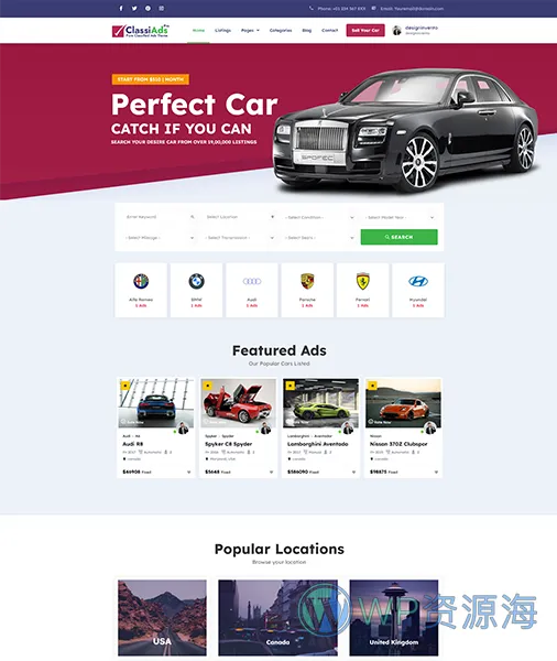 Classiads-广告与信息发布平台网站模板WordPress主题插图22-WP资源海 Classiads-广告与信息发布平台网站模板WordPress主题插图22-WP资源海