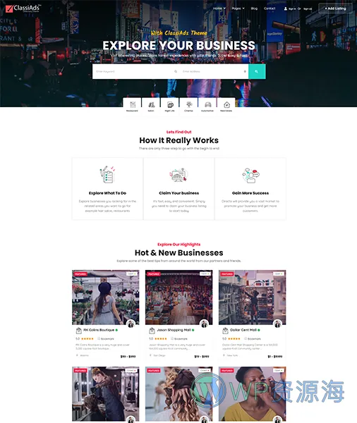 Classiads-广告与信息发布平台网站模板WordPress主题插图17-WP资源海 Classiads-广告与信息发布平台网站模板WordPress主题插图17-WP资源海
