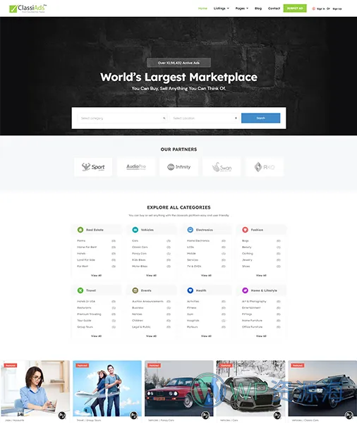 Classiads-广告与信息发布平台网站模板WordPress主题插图10-WP资源海 Classiads-广告与信息发布平台网站模板WordPress主题插图10-WP资源海