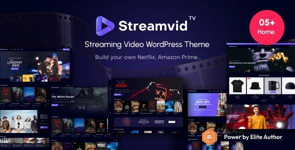 StreamVid-炫酷风电影剧集视频网站模板WordPress影视主题[更至v5.1.1]