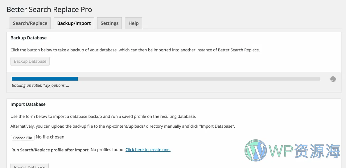 Better Search Replace Pro-超好用的WordPress数据库搜索替换插件插图3-WP资源海