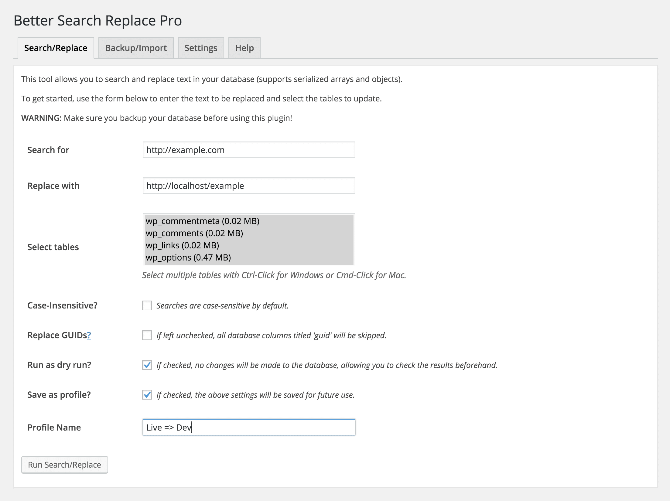 Better Search Replace Pro-超好用的WordPress数据库搜索替换插件[更至v1.4.9]图片6