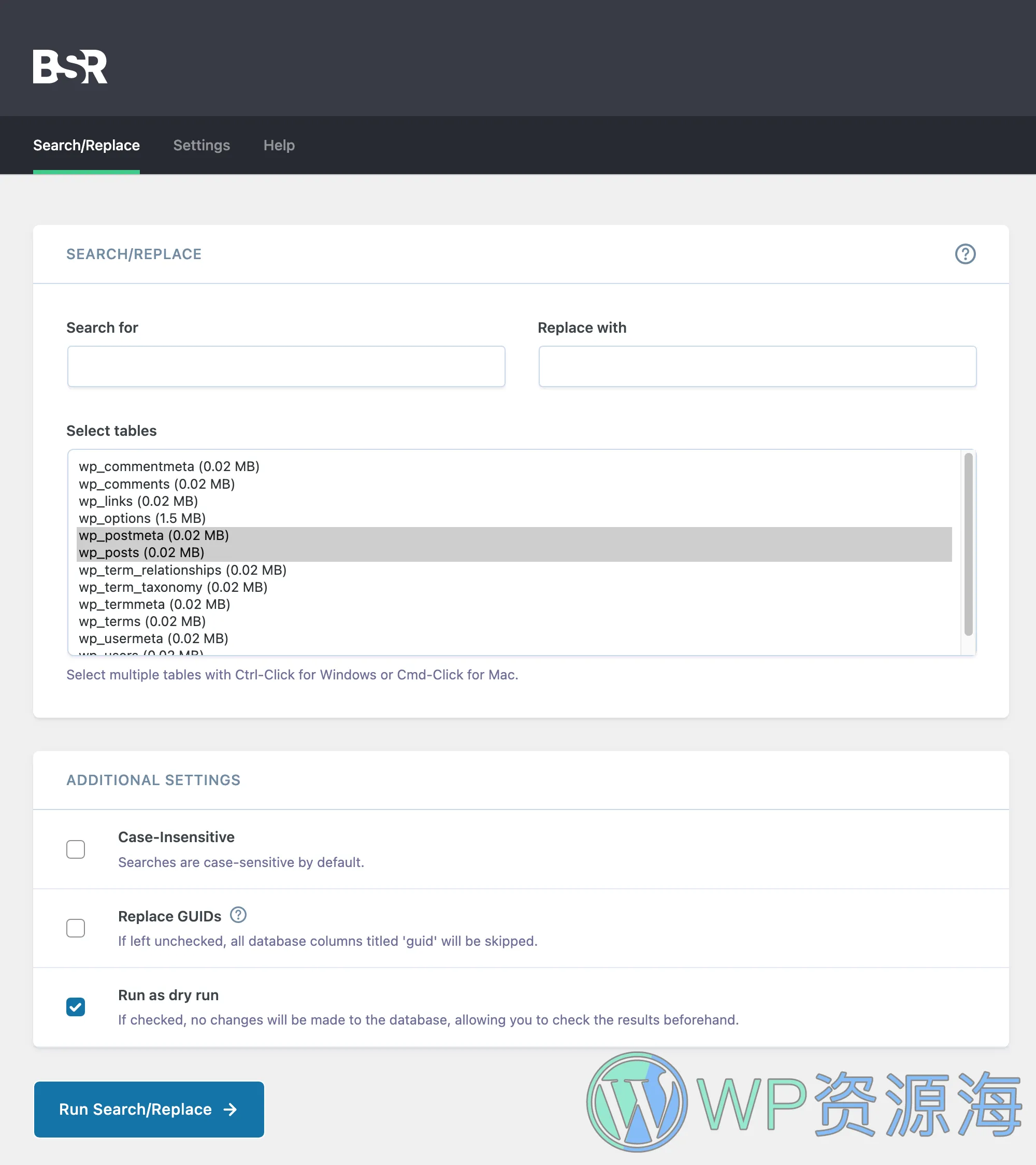 Better Search Replace Pro-超好用的WordPress数据库搜索替换插件[更至v1.4.7]插图1-WordPress资源海