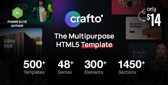 Crafto-超漂亮多用途企业网站HTML模板[更至v1.0]