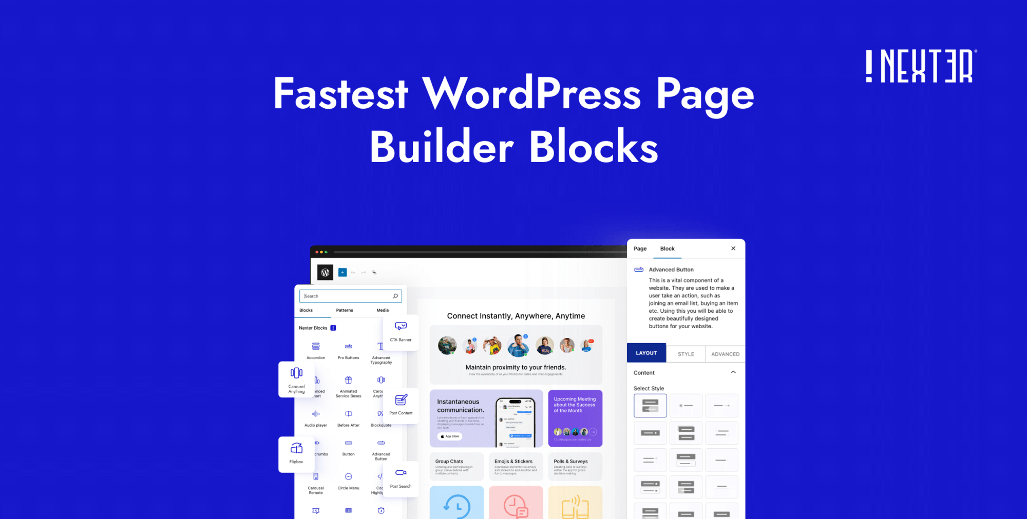 Nexter Blocks Pro-古腾堡编辑器增强与扩展WordPress插件