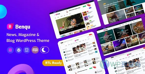 Benqu-新闻杂志博客网站模板WordPress主题[更至v1.1.4]插图-WP资源海