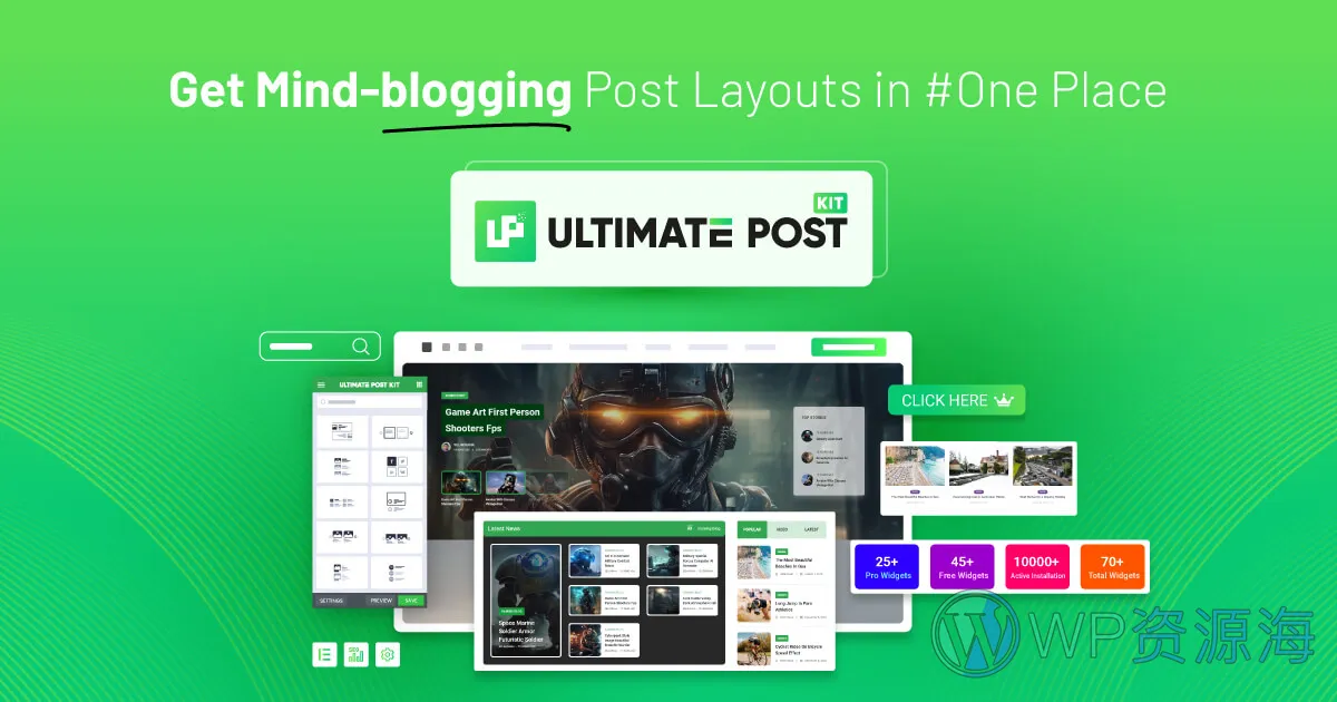 Ultimate Post Kit Pro-文章列表布局/美化Elementor扩展插件插图-WP资源海 Ultimate Post Kit Pro-文章列表布局/美化Elementor扩展插件插图-WP资源海