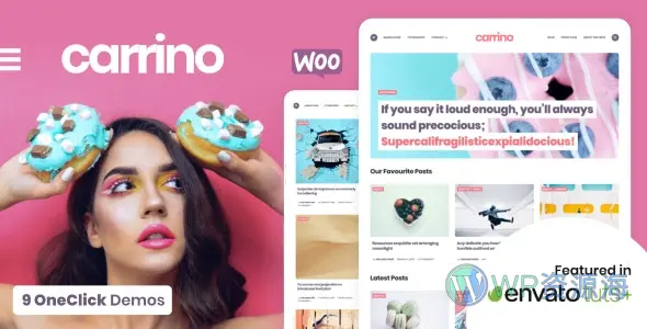 Carrino-新闻杂志博客WordPress古腾堡主题插图-WP资源海 Carrino-新闻杂志博客WordPress古腾堡主题插图-WP资源海