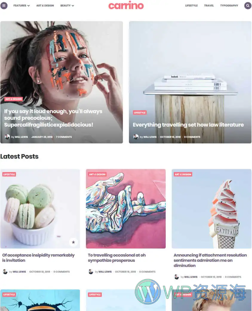 Carrino-新闻杂志博客WordPress古腾堡主题[更至v1.8.2]插图6-WordPress资源海