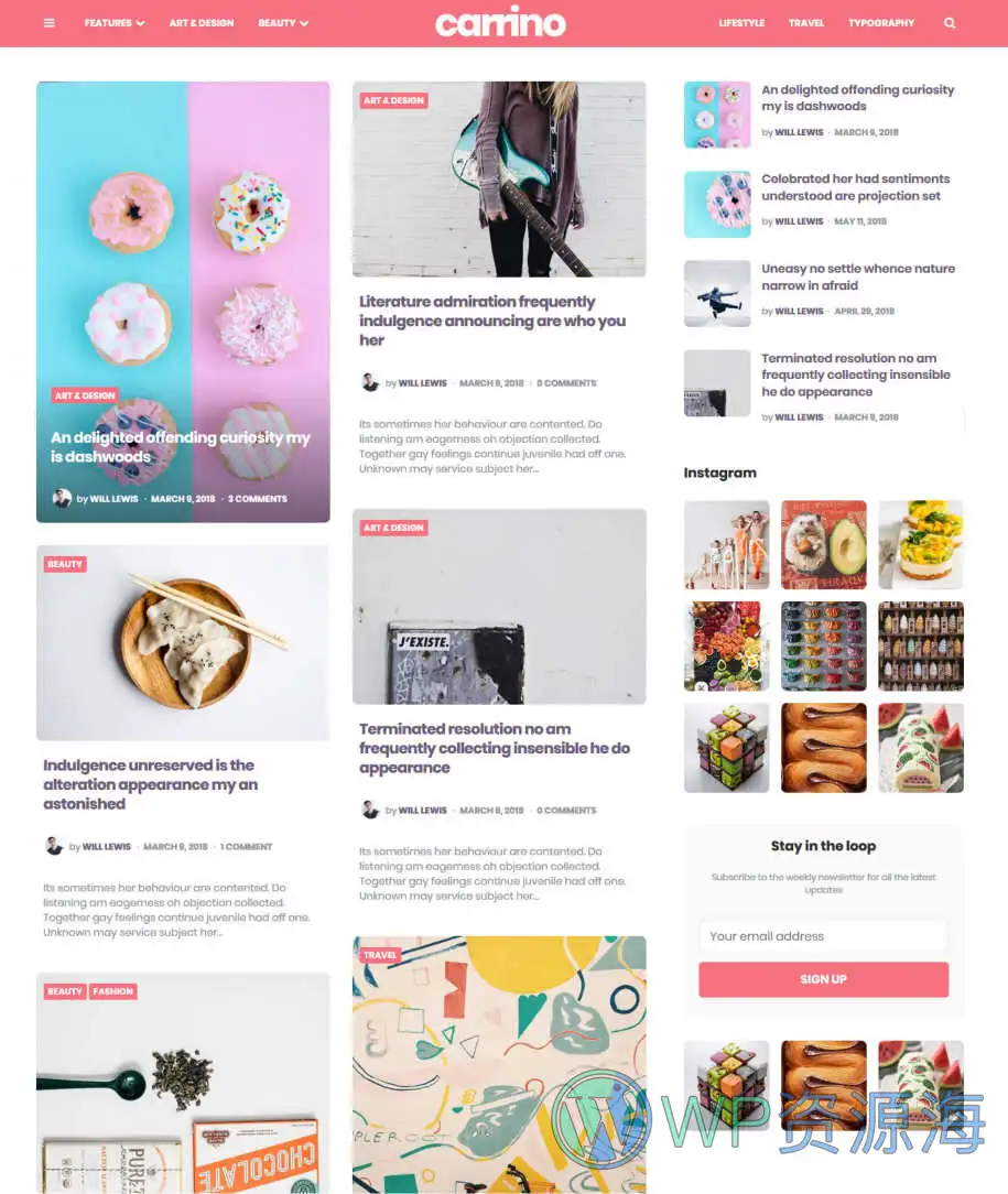 Carrino-新闻杂志博客WordPress古腾堡主题[更至v1.8.2]插图7-WordPress资源海
